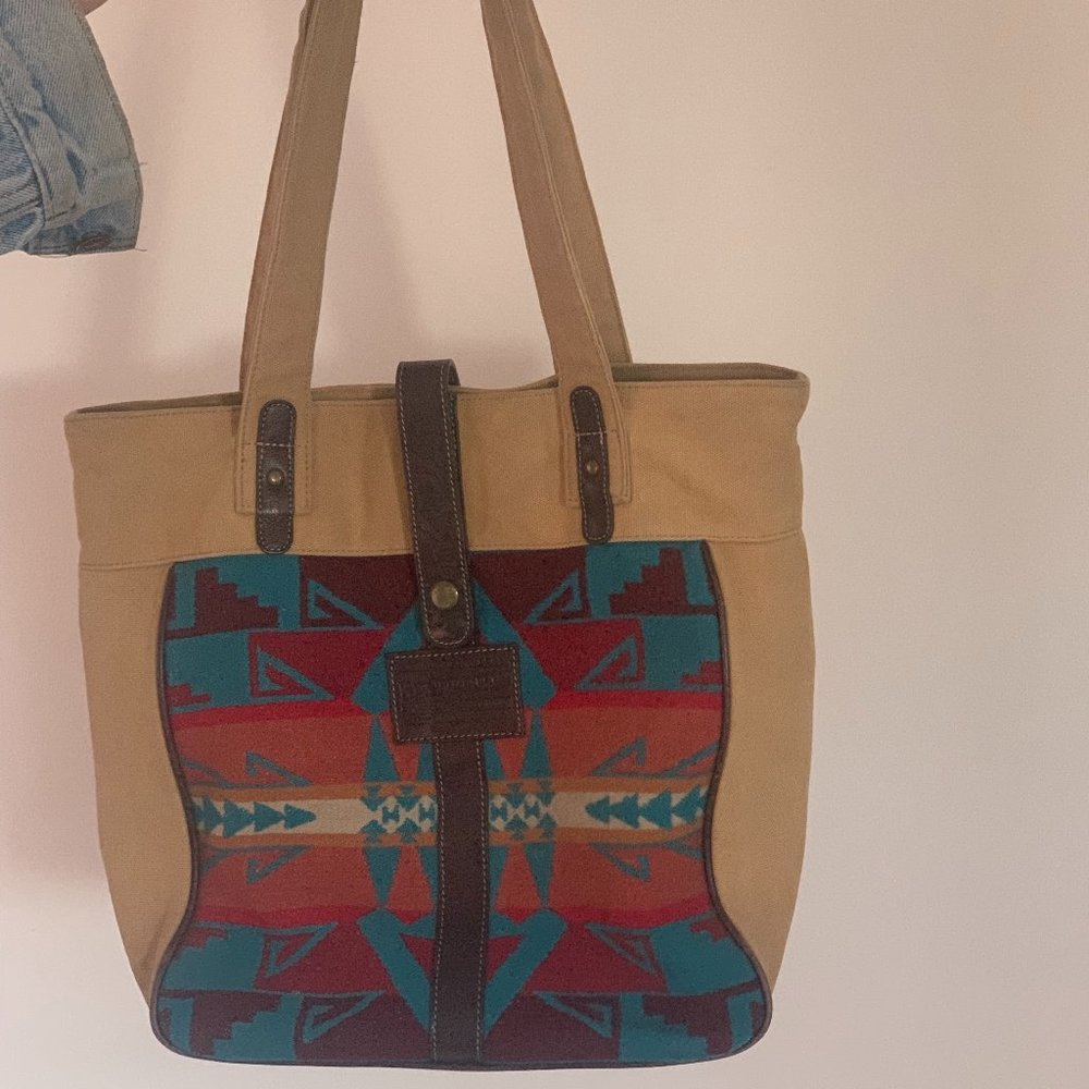 Canvas Pendleton Tote Bag